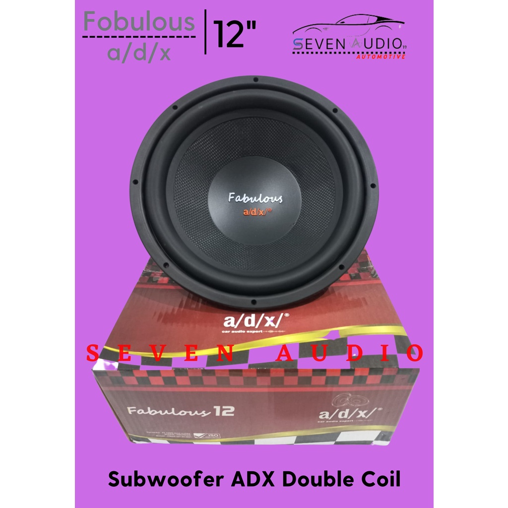 Subwoofer Mobil ADX FOBULOUS 12 Inch Double Voice Coil 120mm SUB ADX FABULOUS 10 INCH - Subwoofer by