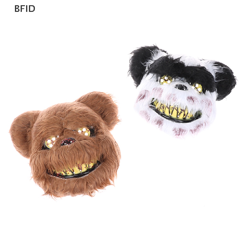 [BFID] Topeng Halloween Bloody Killer Rabbit Mask Teddy Bear Topeng Horror Cosplay Mewah [ID]