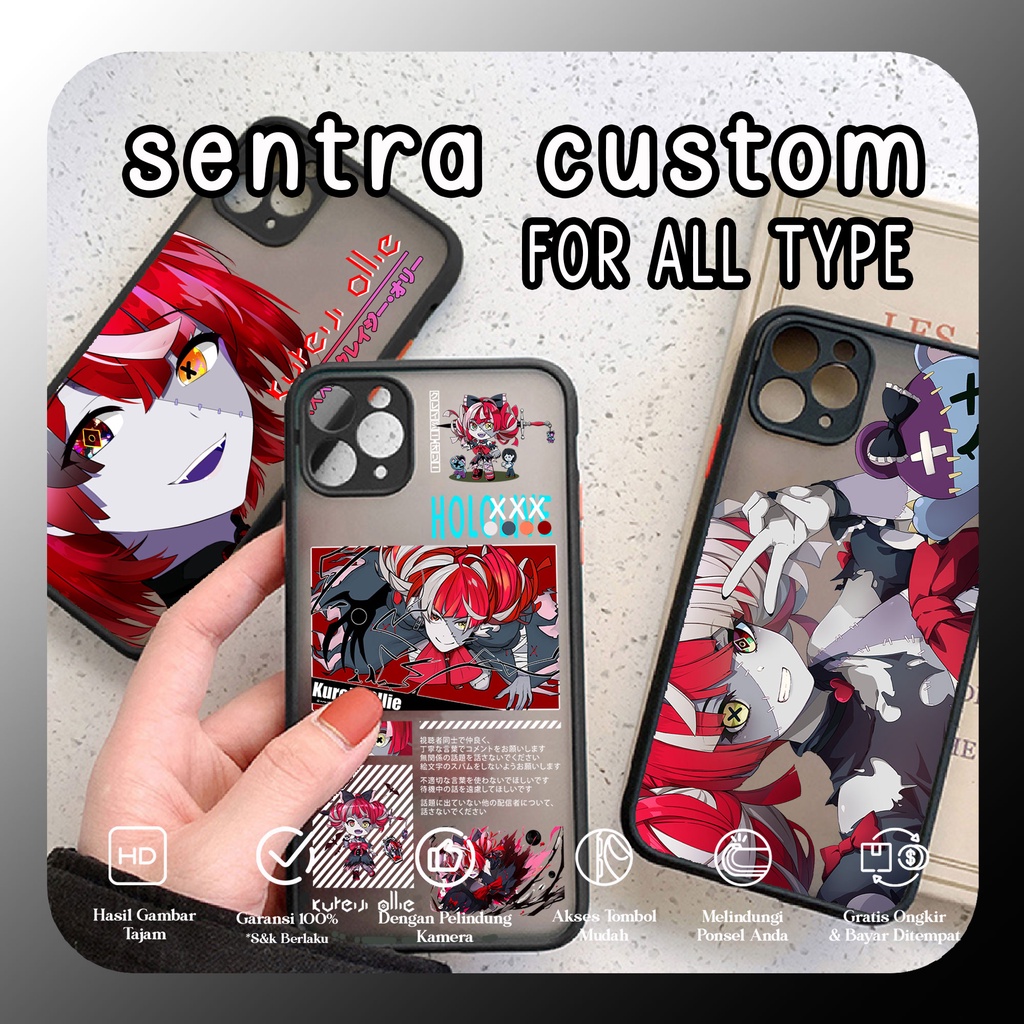 Case Choice Motif Kartun Anime Hololive Kureiji Ollie OPPO RENO 3 A91 RENO 4 RENO 4F RENO 5 RENO 5F 