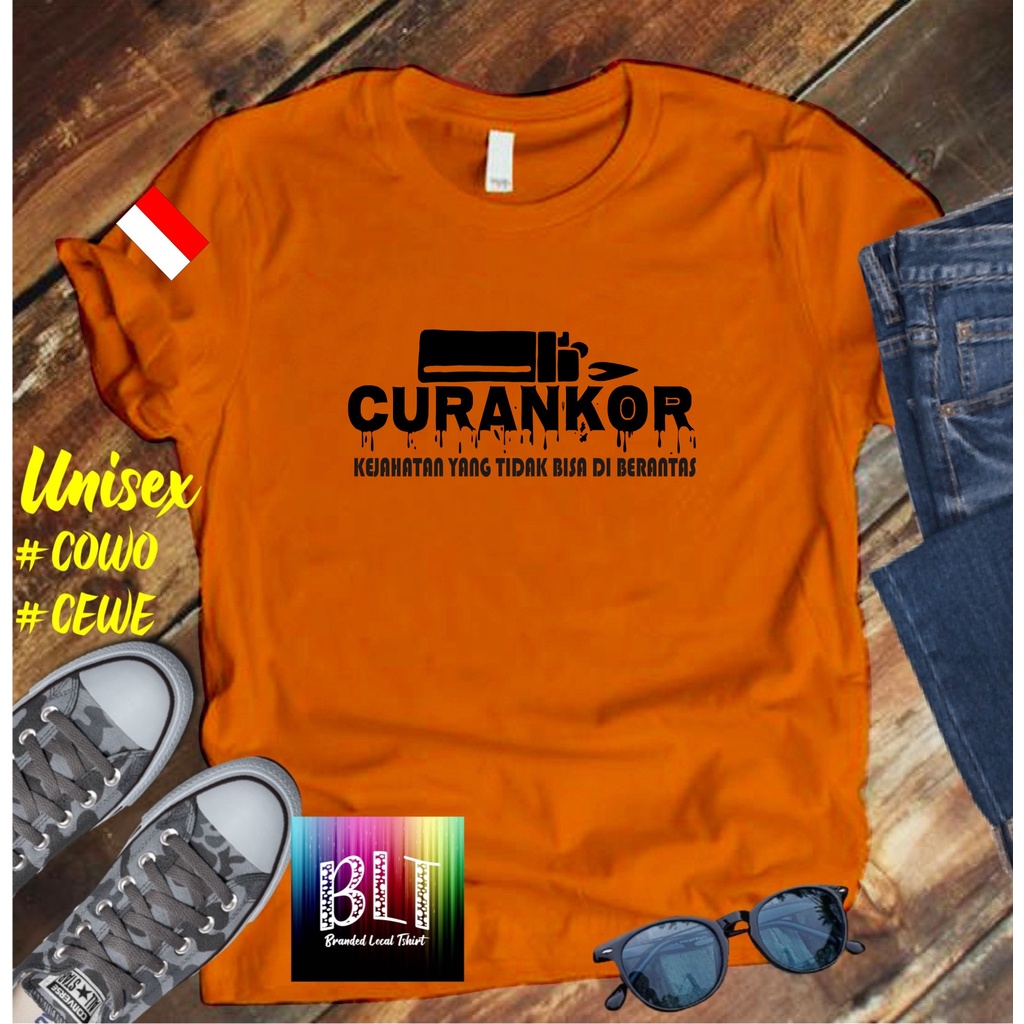 Cod Diskon Gratis Ongkir Kaos CURANKOR Bendera /Kaos Terlaris Kualitas Terjamin Kaos Pria Distro /Kaos Murah Kaos katun/Pakaian Pria  Pakaian Wanita Kaos Viral/Best Seller