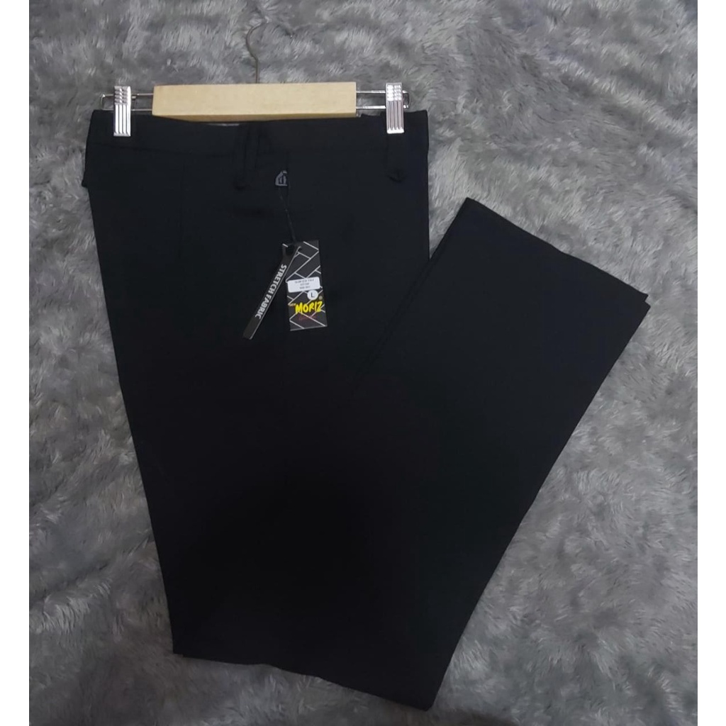 Celana Kantor / Kerja Panjang Model Semibray kain katun woll grade A FREE IKAT PINGGANG