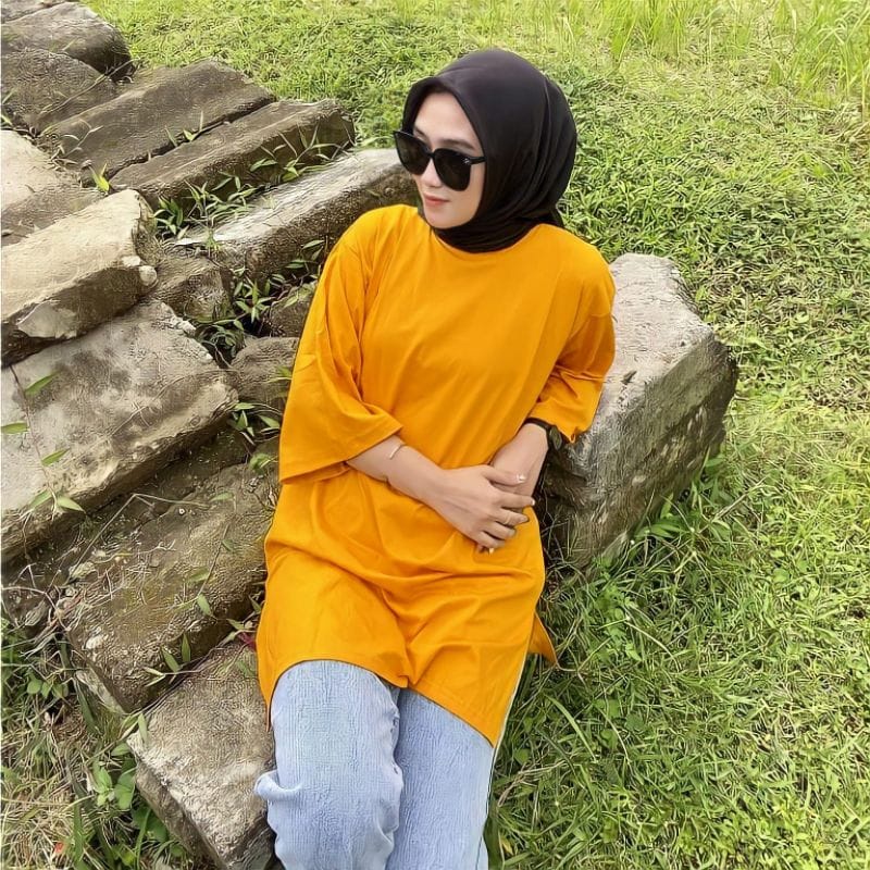 Alvera Blouse Babyterry Oversize Bluss