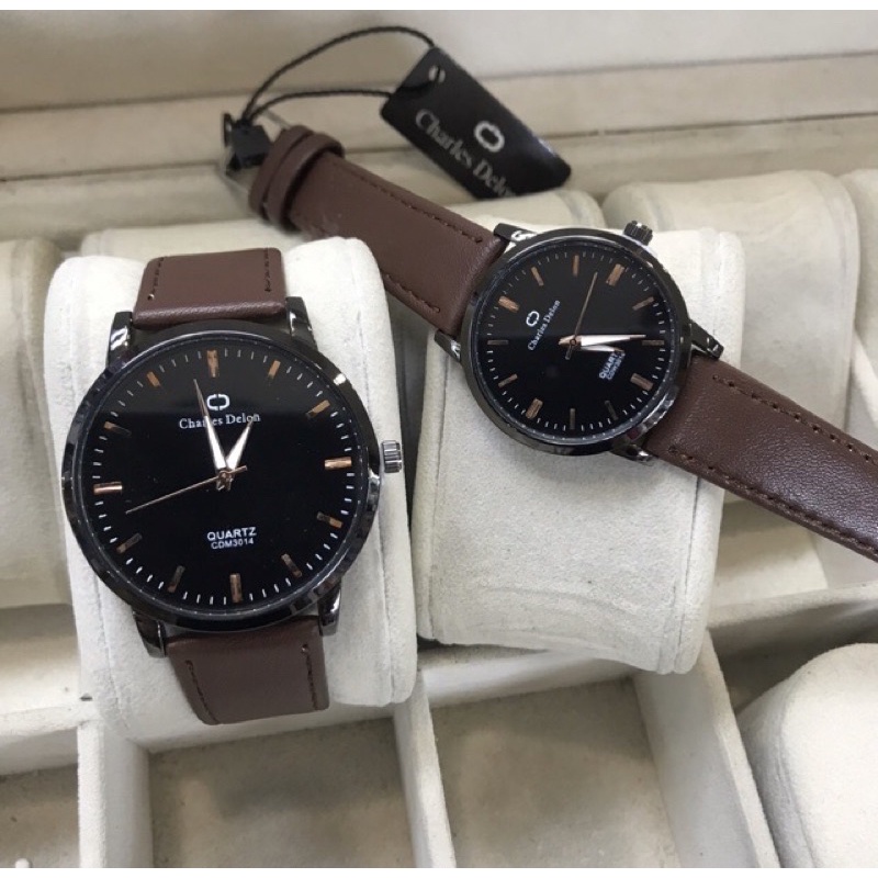 JAM COUPLE CHARLES DELON ORIGINAL ANTI AIR SUDAH COUPLE