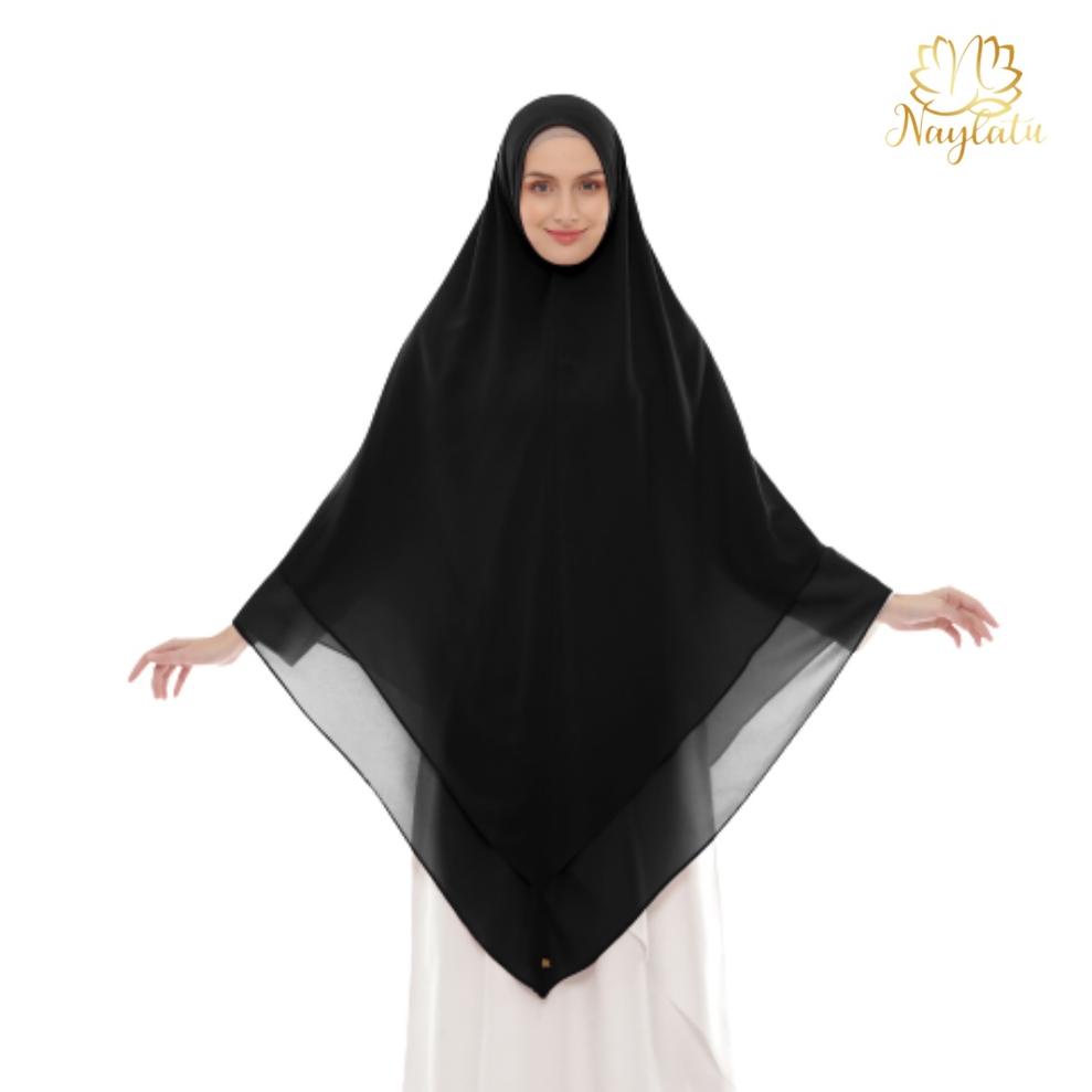 NAYLATU - Jilbab Hijab Khimar Nonpad Ansaria Ceruty Babydoll Ori Naylatu ‣ CBN.04Ja23o