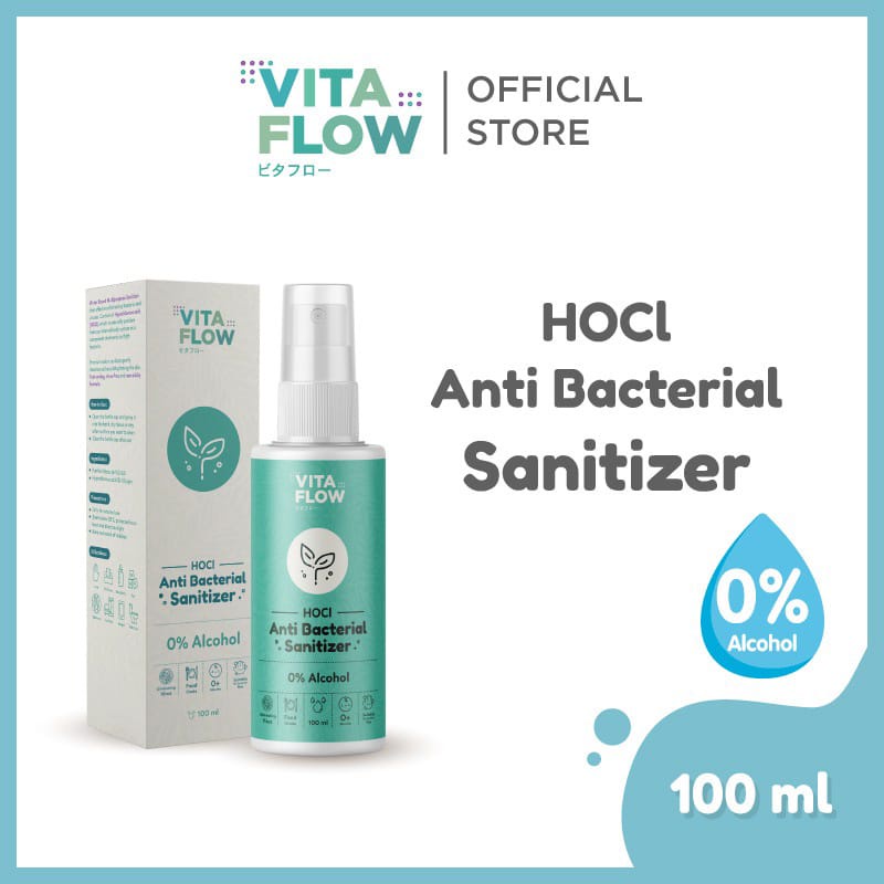 Vitaflow Multi Purpose Sanitizer Non Alcohol Aman Untuk Baby Dan Food Grade