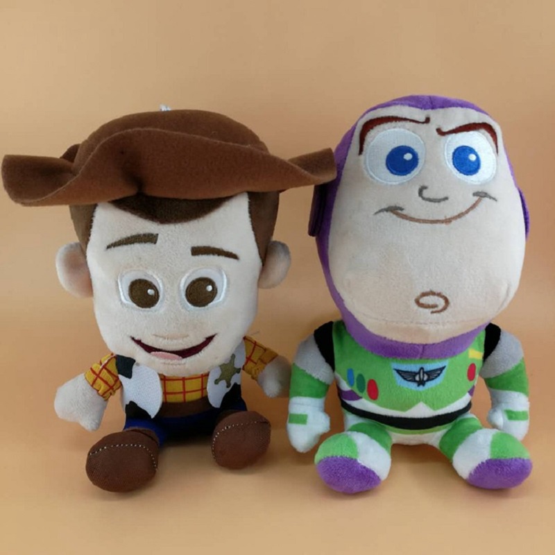 Mainan Disney Story3 Woody Buzz Lightyear Plush Toys Boneka Lembut Untuk Hadiah Anak