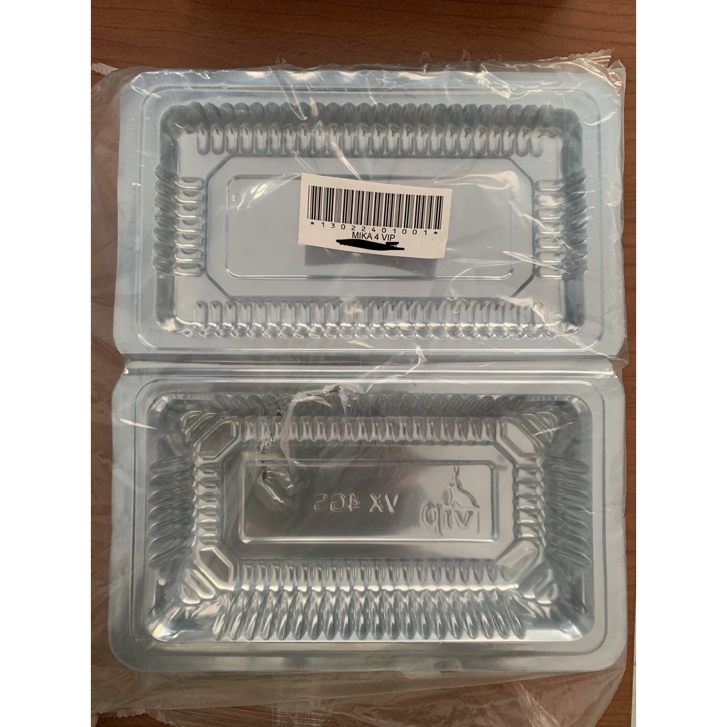 Mika 4 GS VIP Persegi Panjang Tempat Nasi Langgi, Kuning, Kue (1 DUS)