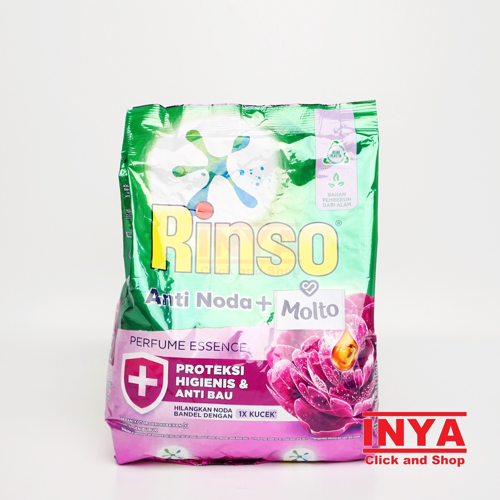 RINSO MOLTO DETERJEN BUBUK ANTI NODA PERFUME ESSENCE 770gr - Detergent Pakaian - Laundry