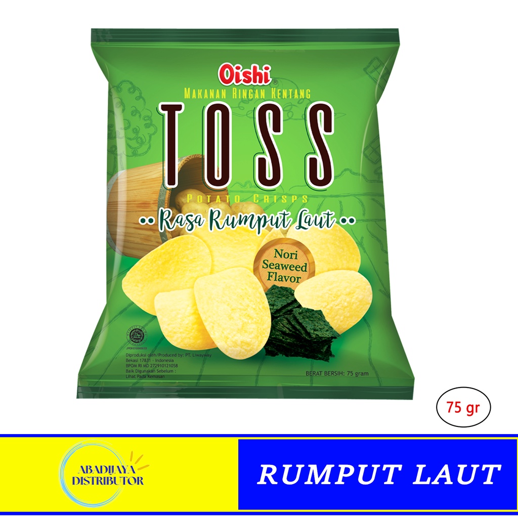 

Toss Potato Rumput Laut Osihi Snack Makanan Ringan Kripik Kentang