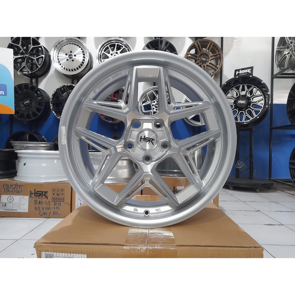 velg jdm racing ring 18 hsr wasile pcd 5x114,3 velg r18 hrv civic xpander innova wheels kingdom sura