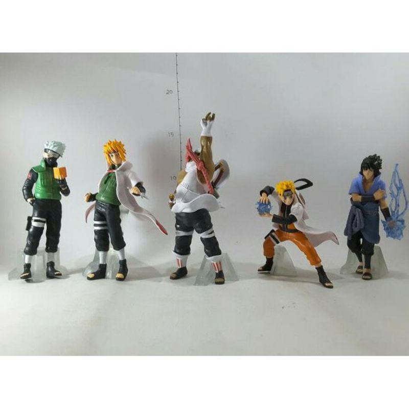 NARUTO FIGURE 1 SET ISI 5 / MAINAN PAJANGAN ANIME / NARUTO