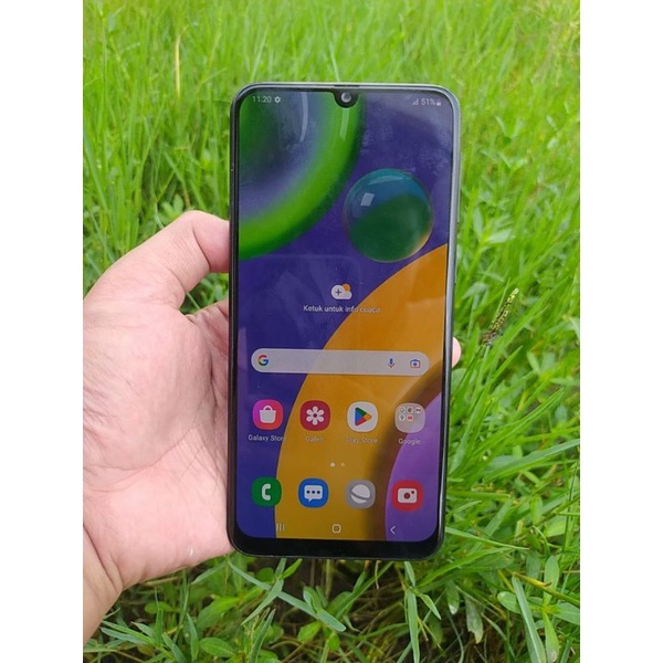 LCD Samsung Galaxy M21 ORI Copotan