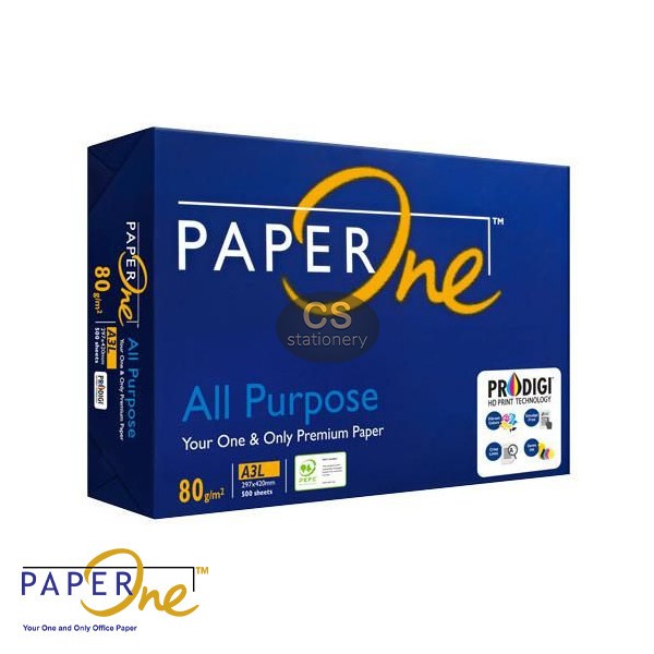 

/////] Kertas HVS Paper One A3 80 grm - 1 rim murah