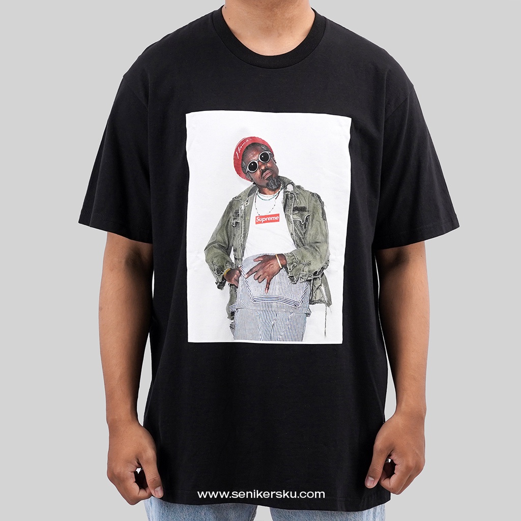 Supreme André 3000 Black Tee