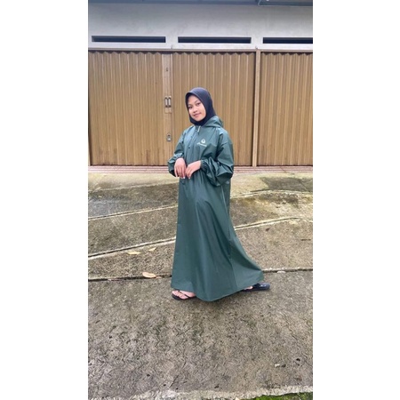 JAS HUJAN, RAINCOAT Gamis Muslimah Premium Anti Rembes