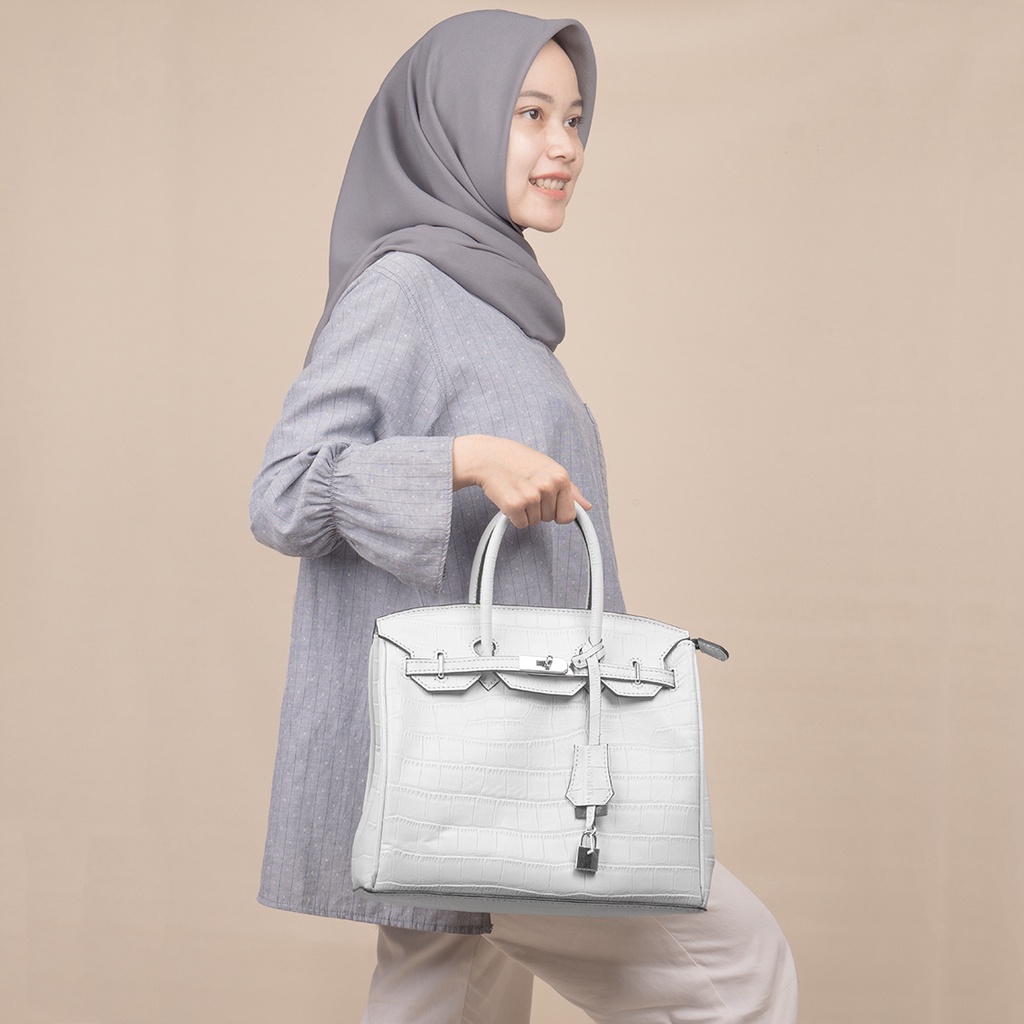 Lecari Diany Hand Bag Leather Tas Tangan Kulit Asli