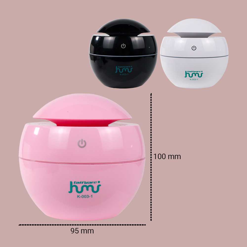 Taffware Air Humidifier Ultrasonic Aromatherapy Pengharum Ruangan Esential Oil Diffuser - HUMI K-003-1