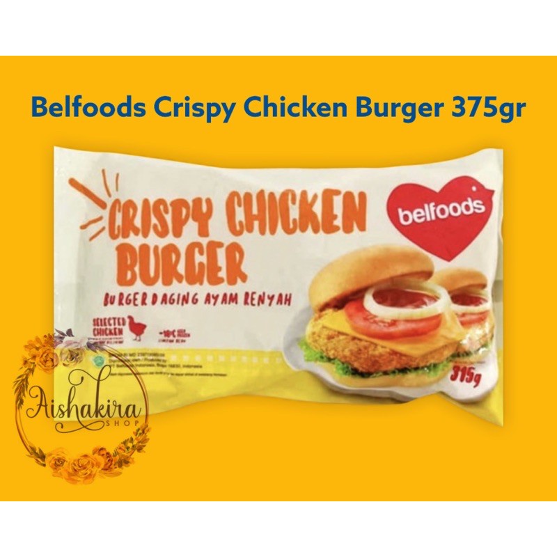 Belfoods Crispy Chicken Burger isi 6pcs