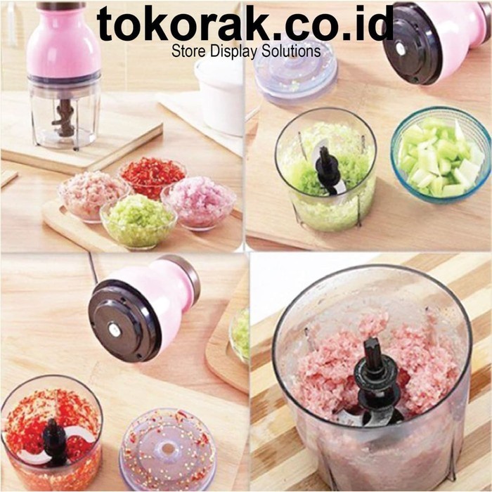 blender BLENDER KAPSUL PORTABLE MINI NANKAI 02 HAND CHOPPER DAGING BUAH BUMBU(B8U0) Blender Bumbu Bl