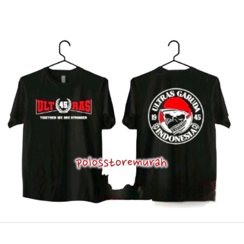 Kaos Distro INDONESIA ULTRAS 45 ultras GARUDA INDONESIA KAOS SUPORTER INDONESIA