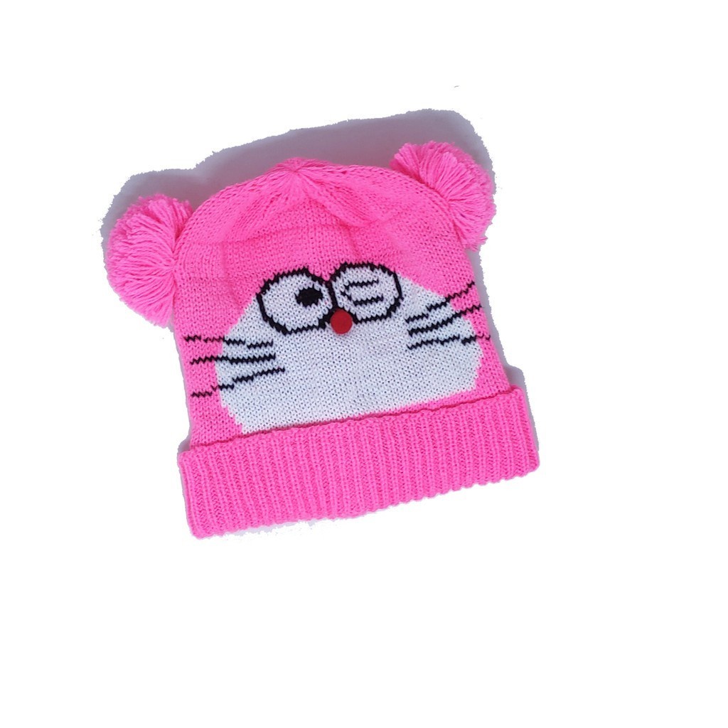 Topi Kupluk Bayi Doraemon Topi bayi Laki Laki Topi Bayi Perempuan Cewek usia 0 sampai 2 tahun