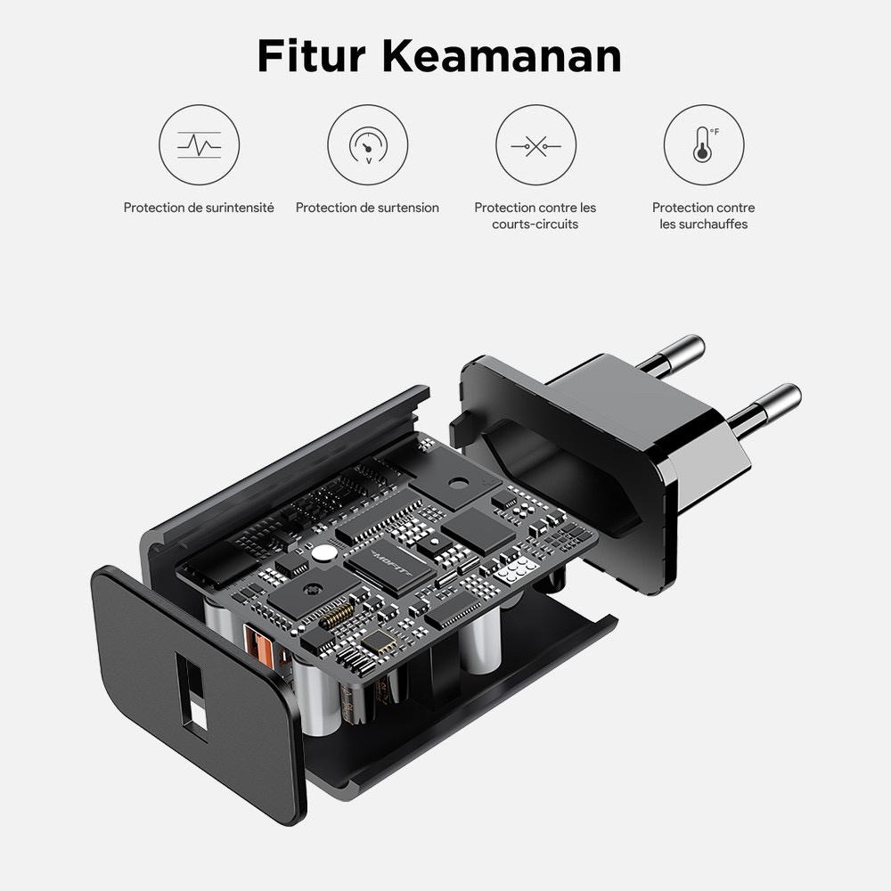 MOFIT MQ10 - Quick Charge 3.0 USB Wall Charger Fast Charging