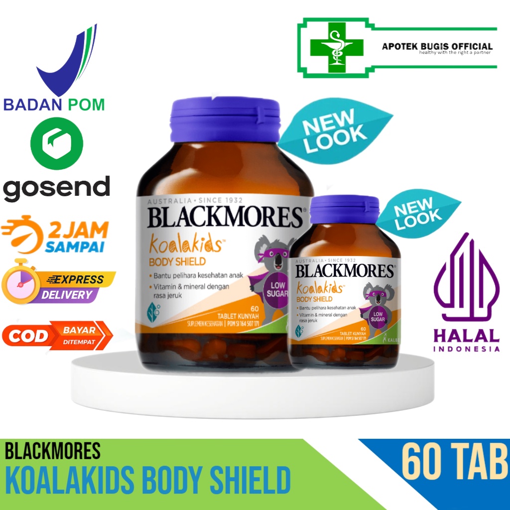 Blackmores Koalakids Body Shield 60 Tablet Kunyah