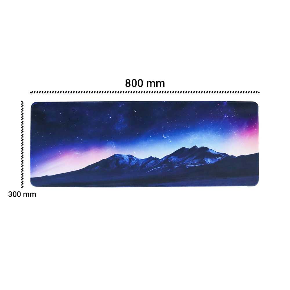 OLEVO Gaming Mouse Pad XL Desk Mat Galaxy 800 x 300 x 3 mm - RO27