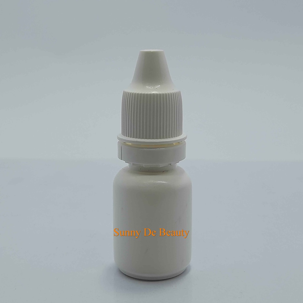 Botol Cendo 10 Ml Kecil Dof Segel Sumpel Putih / Botol Plastik HDPE / Botol Tetes Mata / Botol Obat 