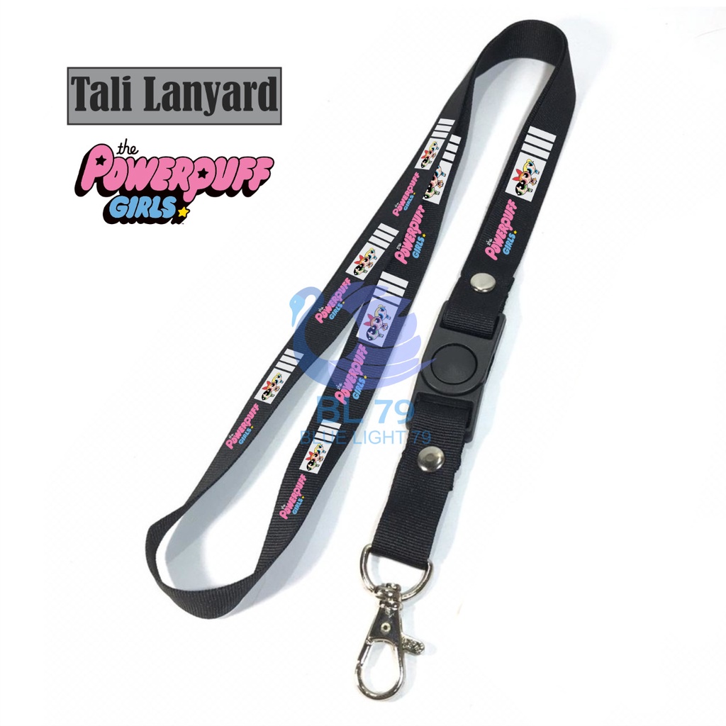 

LANYARD POWERPUFF GIRL CARTOON 90'S TALI LANYARD CARTOON 90'S GANTUNGAN ID CARD NAME TAG HP / HANDPHONE FLASHDISK BEST SELLER COD