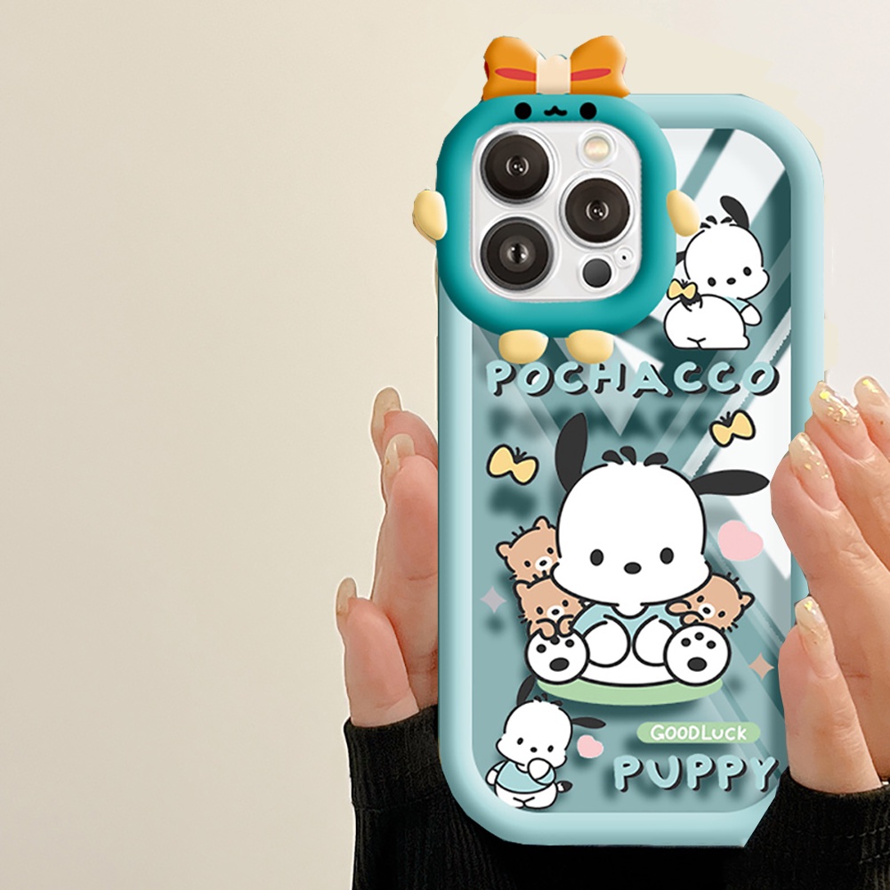 Realme 10 C55 C33 C35 C30 C31 C21Y C25Y 9i 8i C12 C11 C20 C17 C15 C25 C3 5i 6i 7i 5 C2 Narzo 50A Prime Clear Case Winnie The Pooh Bear Cute Dog 3D Monsters Lens Shockproof Cover BY