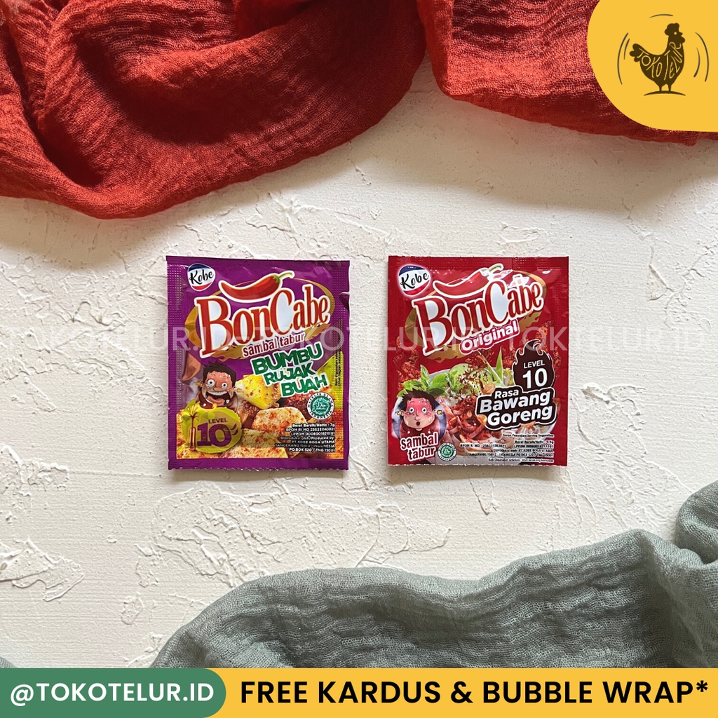 BONCABE - SACHET Refill Bubuk | Sambal Cabe Tabur PEDAS All Variants