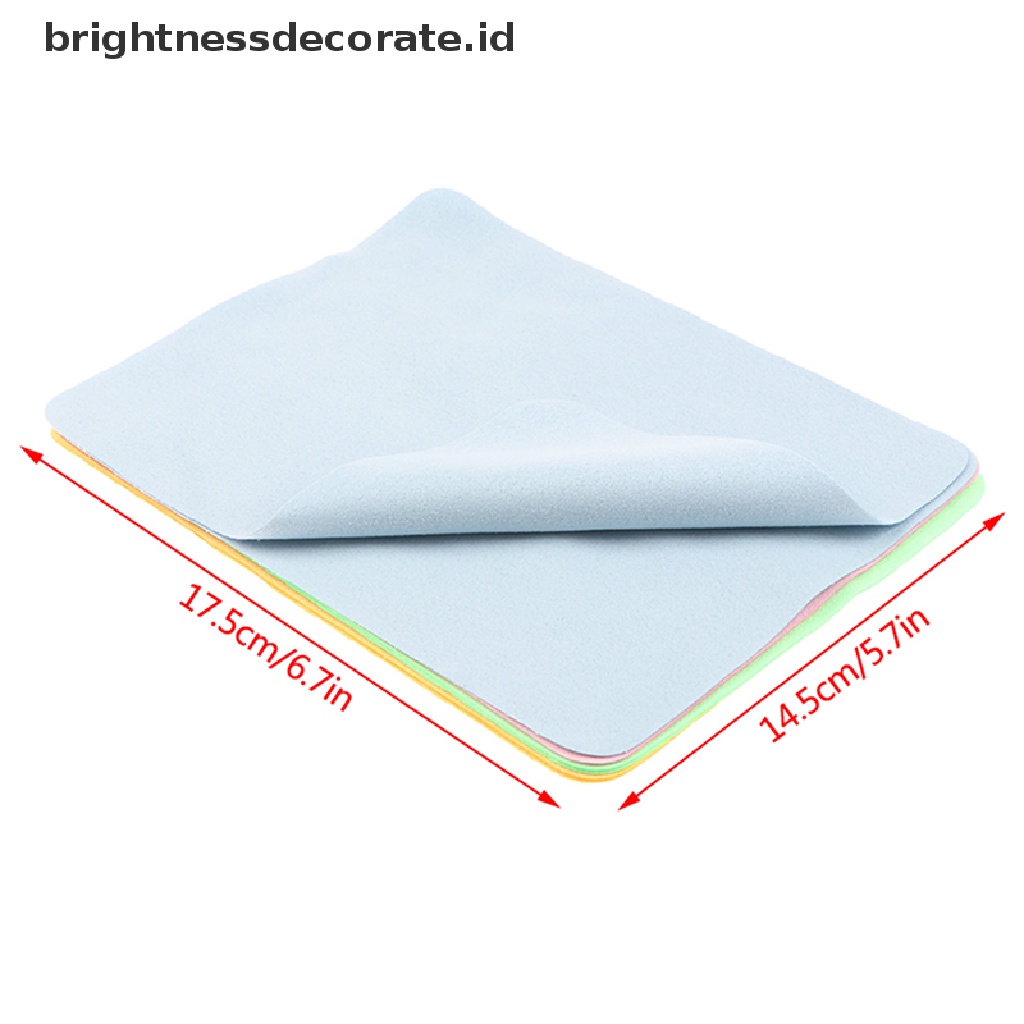 [Birth] 10pcs Kain Lap Pembersih Microfiber Premium Untuk Kacamata Layar Hp Lensa Kamera [ID]