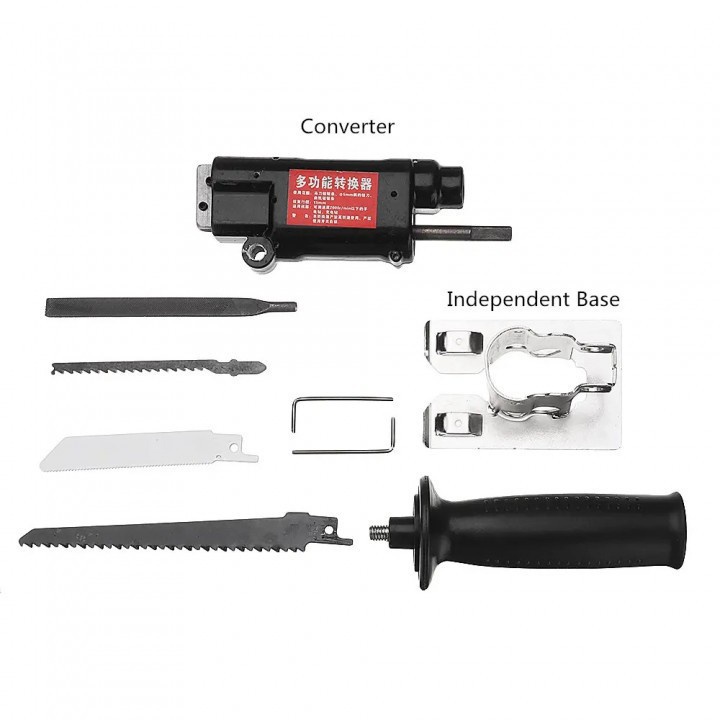 DRILLPRO Multifunction Reciprocating Changeable Saw Attachment