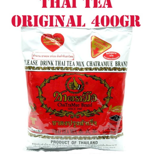 

ULI215 THAI TEA CHATRAMUE ORIGINAL 400GR THAILAND / CHATRAMUE/ THAI TEA ORIGINAL 400GR THAILAND ##