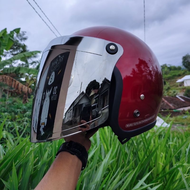 HELM BOGO DEWASA RETRO VENOM SNAIL PRIA WANITA