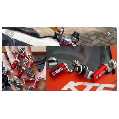 Braket tabung minyak rem depan bracket pegangan tabung master rem ktc breket tabung  ktc vario xabre