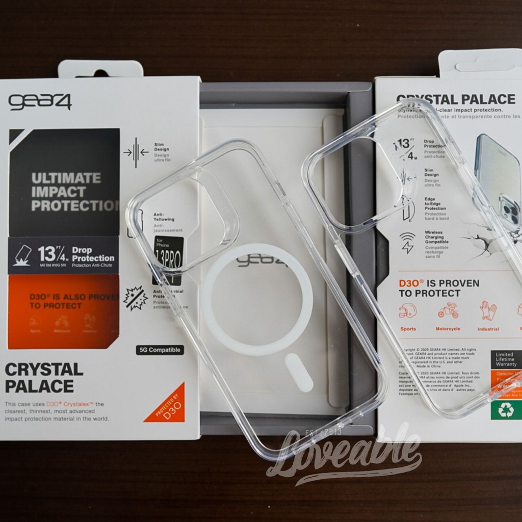 [LIMITED EDITION] Crystal clear gear case iPhone for 11 12 13 14 15 pro max ( no mini )