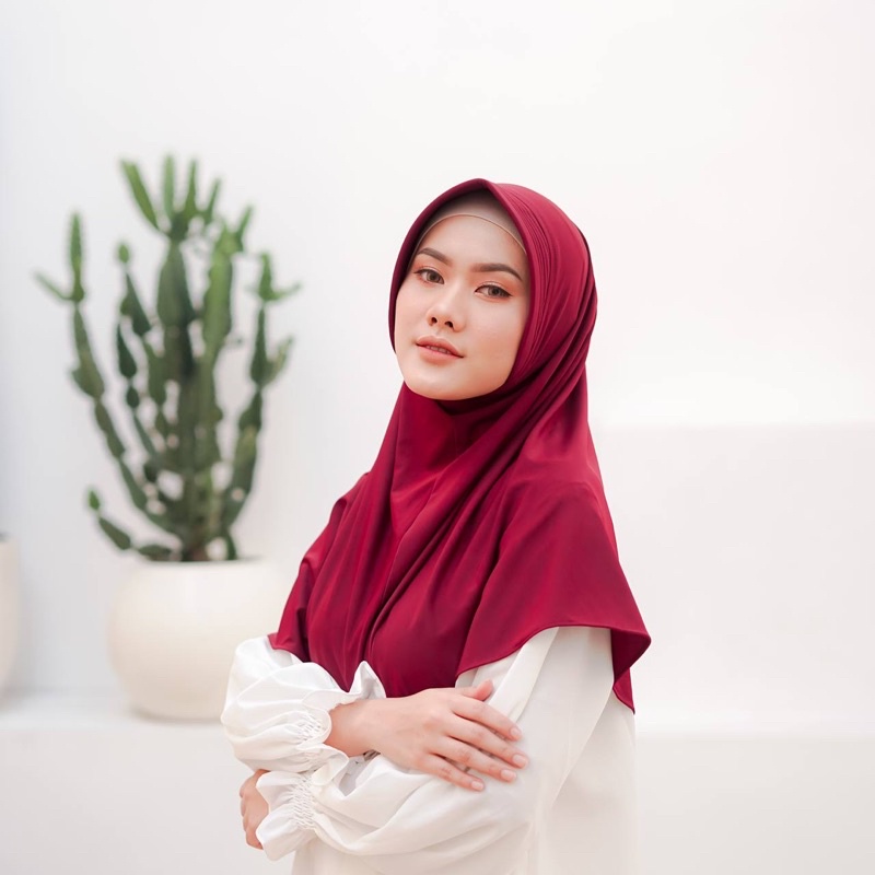 BERGO PED HAMIDAH SPORT JERSEY / KERUDUNG HIJAB OLAHRAGA UKURAN M