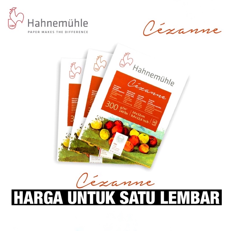

Hahnemuhle Cezanne Watercolor Paper Cold Pressed Hot Pressed