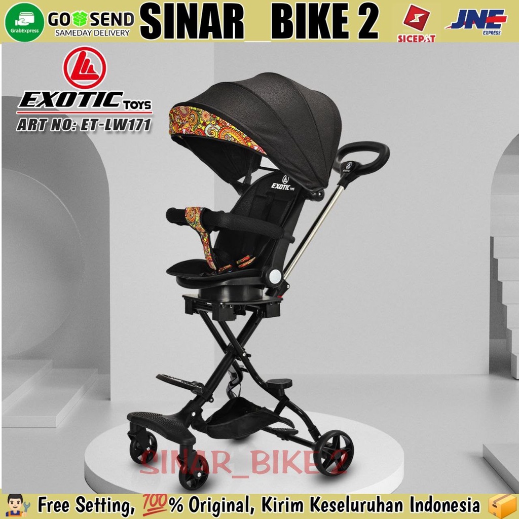 Magic Baby Stroller Exotic ET-131,,171 Kereta Dorong Bayi Kanopi