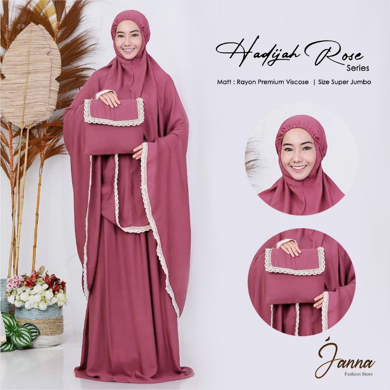 HADEJAH MUKENA SUPER JUMBO BY JANNA