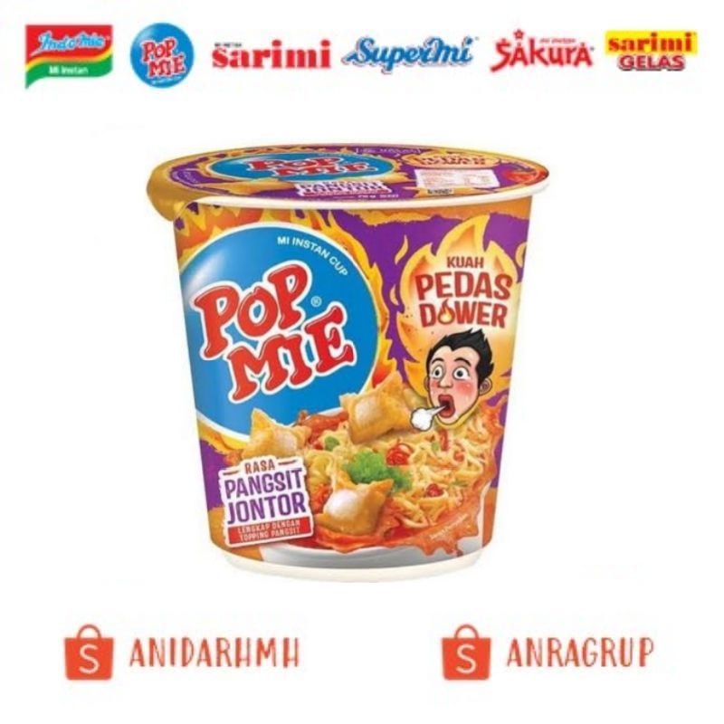 

Pop Mie Rasa Pedas Dower Pangsit Jontor