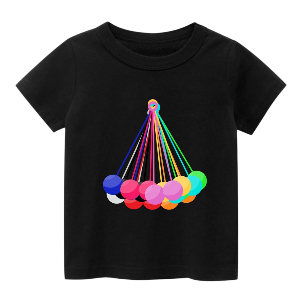 Hzl_outfit Kaos Baju Anak Latto Rainbow/Latto Latto Tek Tek COD