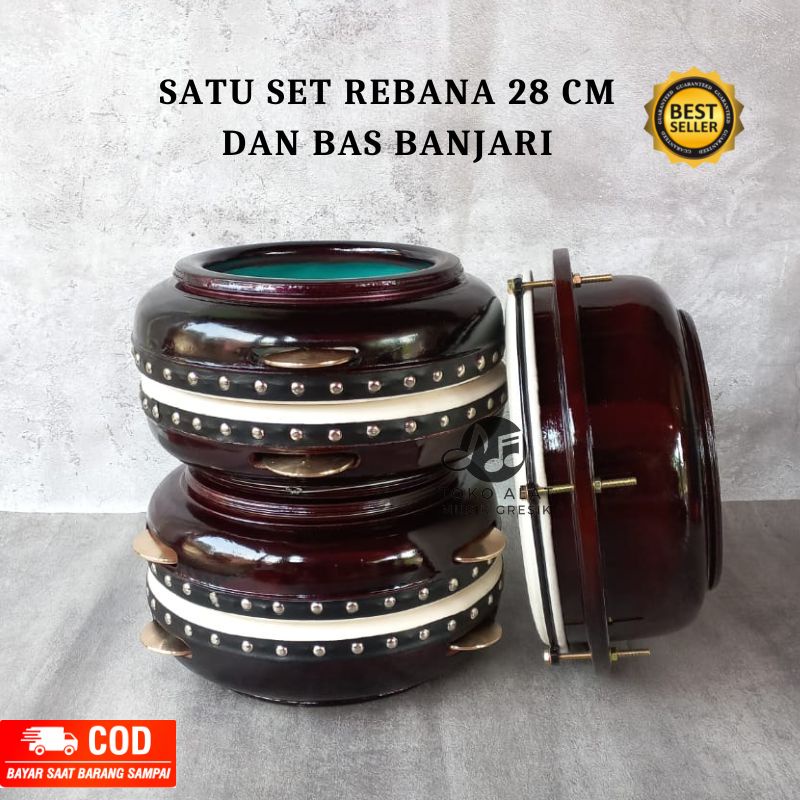 Alat Hadroh satu set Kualitas Super Untuk anak SD Banjari Terbangan Rebana Robana Kompang