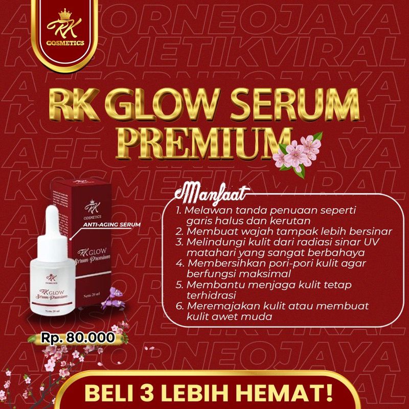 RK Cosmetics RK Glow Serum Premium
