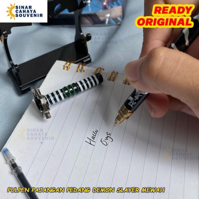 

Pulpen Pajangan Pedang Demon Slayer Mewah | Pena Hitam Atk Souvenir