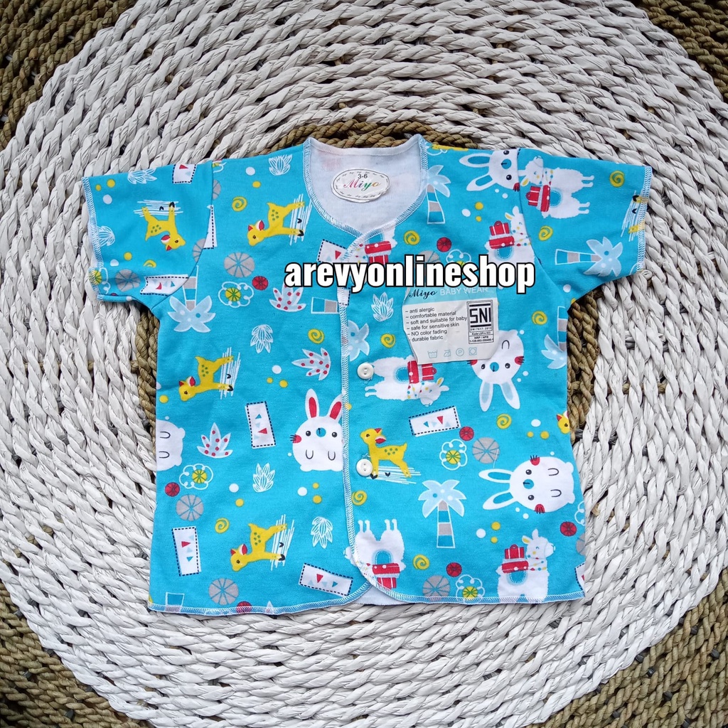 Libby / Velvet 1 Pcs Baju Bayi Pendek / Baju Panjang / Celana Pendek / Celana Panjang Bayi Libby/ Miyo Motif Baby Newborn 0-3 3-6 Serba Serbi Atasan Bawahan Arevyonlineshop