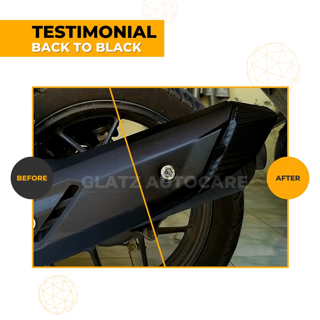 Penghitam Body Motor Permanen Original Terbaik Glatz Back To Black