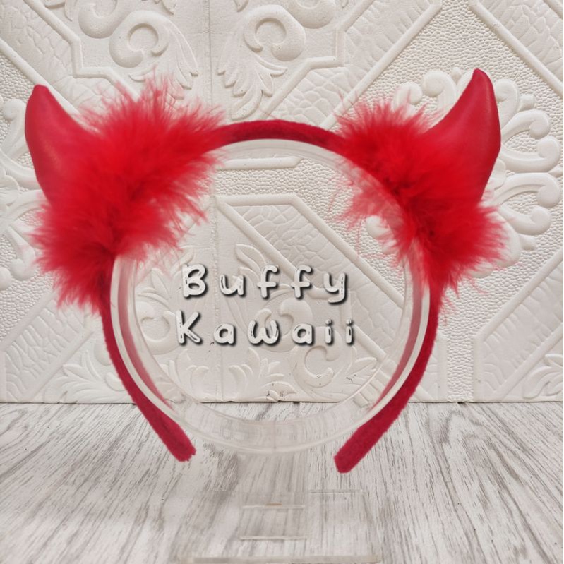 Bando setan devil Medium furry sexy hot cosplay halloween party pesta kostum seram gothic